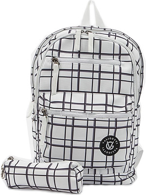 Школьный рюкзак Valigetti С пеналом / 308-1993-WHT (белый)