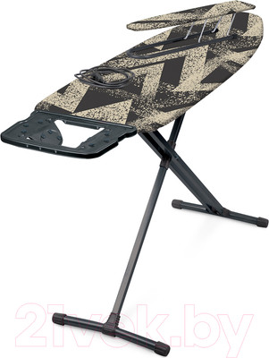 Гладильная доска Ника 10+тефлон / НТ10+/7 (черный с золотистыми брызгами)