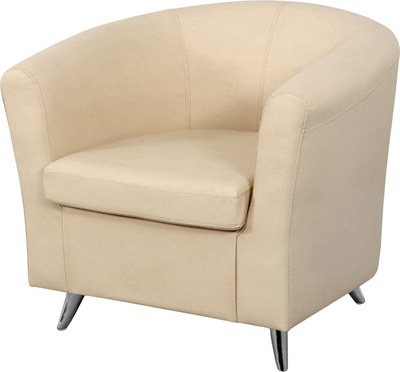 Кресло мягкое Мебельград Бренд Стандарт (домус бежевый)