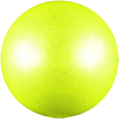 Мяч для художественной гимнастики Indigo Sport IN119 (лимонный с блестками)