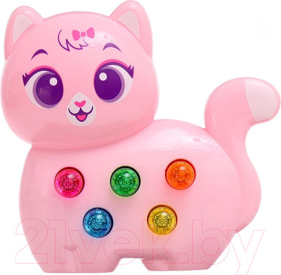 Развивающая игрушка Zabiaka Милый дружок. Кошечка / 9340104 (розовый)