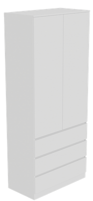 Шкаф ДСВ Мори МШ 900.2 (белый)