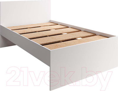 Полуторная кровать ДСВ Мори КРМЯ 1200.1/1 (белый)