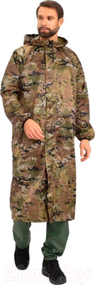 Плащ для охоты и рыбалки Huntsman Мультикам Таффета PVC20000мм (р-р 52-54/182)