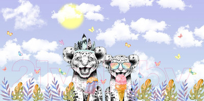 Фотообои листовые Citydecor Fun 10 (300x150см)