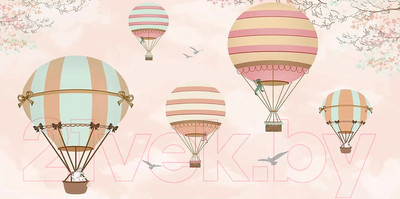 Фотообои листовые Citydecor Детская 374 (300x150см)