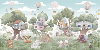 Фотообои листовые Citydecor Детская 402 (300x150см)