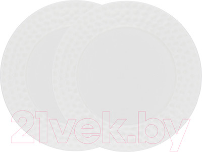 Набор тарелок Gipfel Marbella 51713 (2шт, белый)