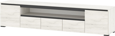 Тумба Памир Гретта 2250 2С3Я (крафт белый/антрацит)