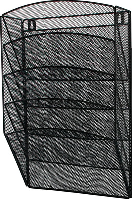 Лоток для бумаг Q-Connect Настенный / KF04726 (черный)