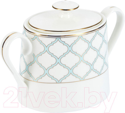 Сахарница Gipfel Aurora 42865 (белый/голубой)