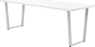 Обеденный стол Millwood Уэльс 180x80x75 (белый/металл белый)