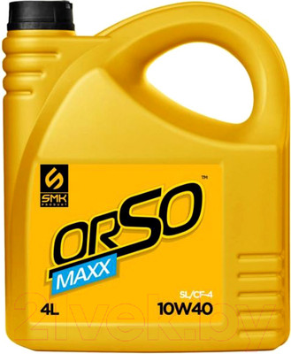 Моторное масло SMK Produkt Orso Maхx 1040 10W40 SL/СF-4 / SMK-1040ORMX00 (4л)