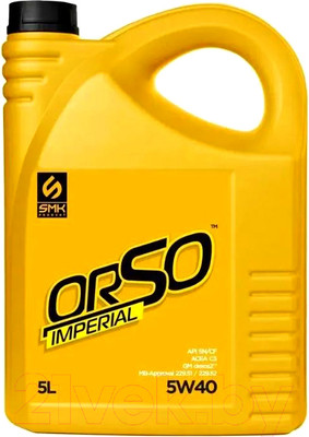 Моторное масло SMK Produkt Orso Imperial 540 5W40 SN/CF / SMK-540ORIM005  (5л)