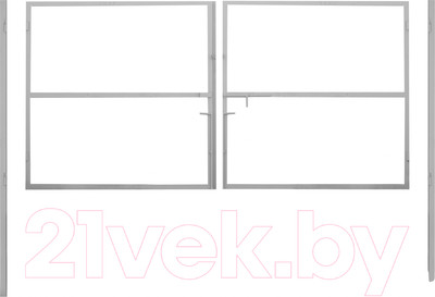 Каркас для ворот Белзабор Наружное открытие 4x1.8м