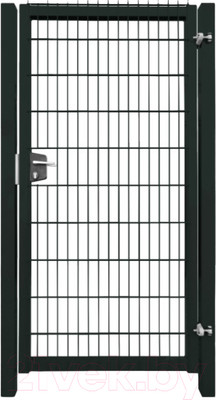 Каркас для калитки Белзабор С врезным замком 0.98x1.73м с 3Д (ПП 7016, левые петли)