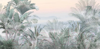 Фотообои листовые Citydecor Знойные тропики 18 (300x150см)
