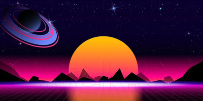 Фотообои листовые Citydecor Космос 27 (300x150см)