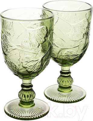 Набор бокалов Gipfel Ginkgo 51178 (2шт, зеленый)