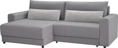 Диван угловой Mio Tesoro Таун 264 1.5ек-1.5пф (1363 серый)