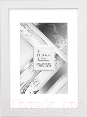 Рамка Мирам С паспарту / П641861-6 (15x21)