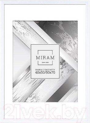 Рамка Мирам С паспарту / П641861-20 (50x70)