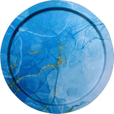 Поднос Никис Голубой мрамор ПД-1