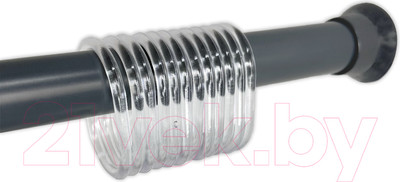 Карниз для ванны Comfort Alumin Group Раздвижной 200 (графитовый)