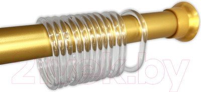 Карниз для ванны Comfort Alumin Group Раздвижной 250 (золото)