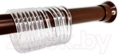 Карниз для ванны Comfort Alumin Group Раздвижной 250 (шоколадный)