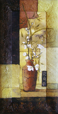 Картина Декарт Цветочная абстракция 8Л2013 (в раме)