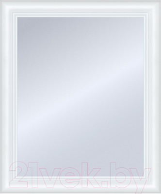 Зеркало Декарт Настенное в раме 8Л2722 (белый)