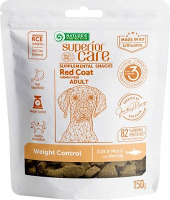 Лакомство для собак Nature's Protection SC Red Coat Weight Control / KIKNPSC47659 (150г)