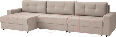 Диван угловой Mio Tesoro Манчестер 292 1.5ек-1.5ек-1.5пф (1101 бежевый)