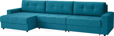 Диван угловой Mio Tesoro Манчестер 292 1.5ек-1.5ек-1.5пф (1102 аквамарин)