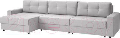 Диван угловой Mio Tesoro Манчестер 292 1.5ек-1.5ек-1.5пф (841 светло-серый)