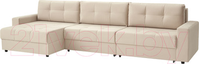 Диван угловой Mio Tesoro Манчестер 292 1.5ек-1.5ек-1.5пф (966 светло-бежевый)