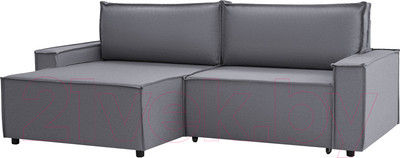 Диван угловой Mio Tesoro Дюссельдорф 293 1.5ек-1.5пф (1173 Savanna Plus Grafit)