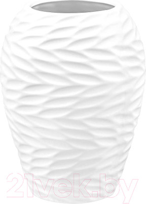 Ваза Elan Gallery Листья Ивы / 350141 (пломбир)