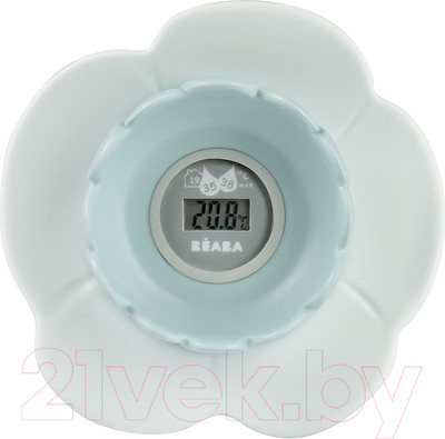 Детский термометр для ванны Beaba Thermometre Lotus Green Blue New / 920376