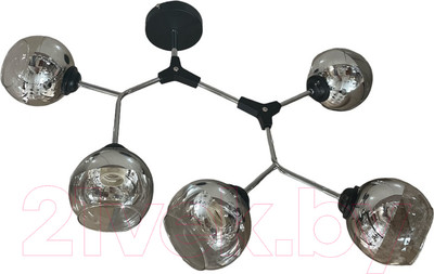 Люстра BSI Сфера СС 1427/5 (черный/хром)