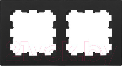 Рамка для выключателей и розеток Bylectrica Юлиг 735212.572 (карбон)