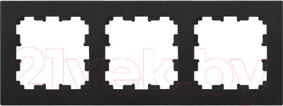 Рамка для выключателей и розеток Bylectrica Юлиг 735212.573 (карбон)