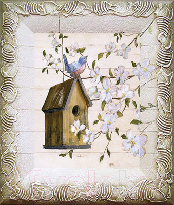 Картина Декарт Весеннее пение птиц 8Л3027 (в раме)