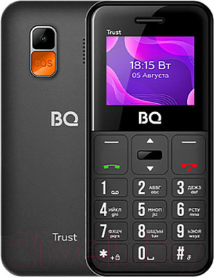Мобильный телефон BQ 1866 Trust (черный)