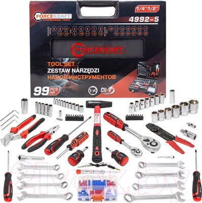 Универсальный набор инструментов ForceKraft FK-4992-5(58254)