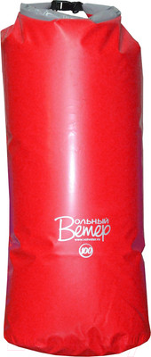 Гермомешок Вольный ветер ПВХ 100л / 21005 (красный)