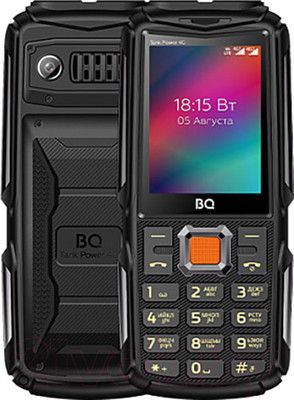 Мобильный телефон BQ 2410L Tank Power 4G (Gunmetal/Black)