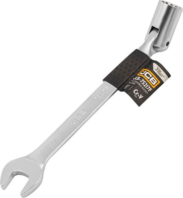 Гаечный ключ JCB Рожково-торцевой шарнирный / 75217F