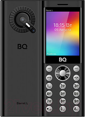 Мобильный телефон BQ 2458 Barrel L (Black/Silver)